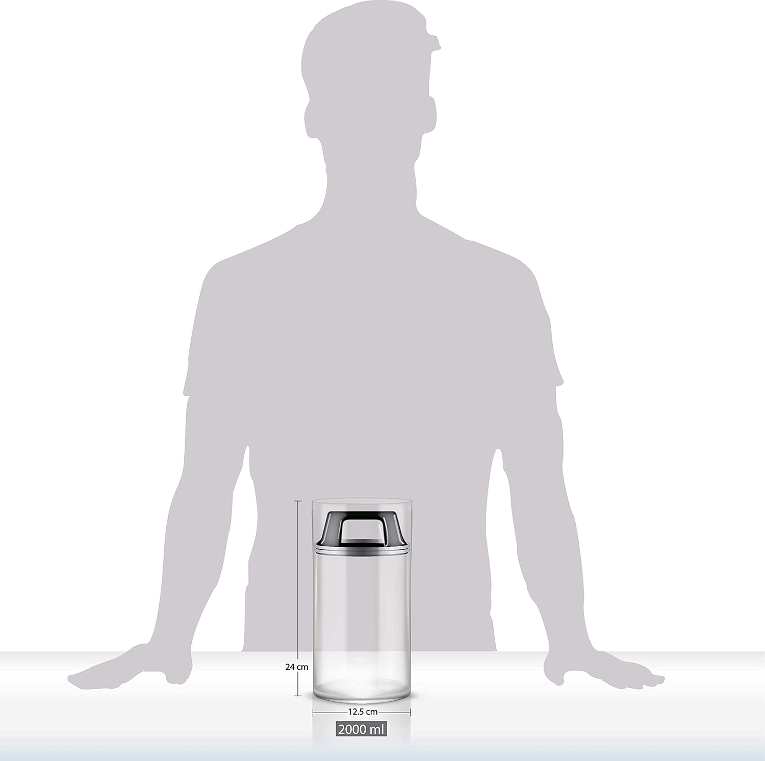 Kitchen&CO. Vorratsgläser mit Vakuumdeckel