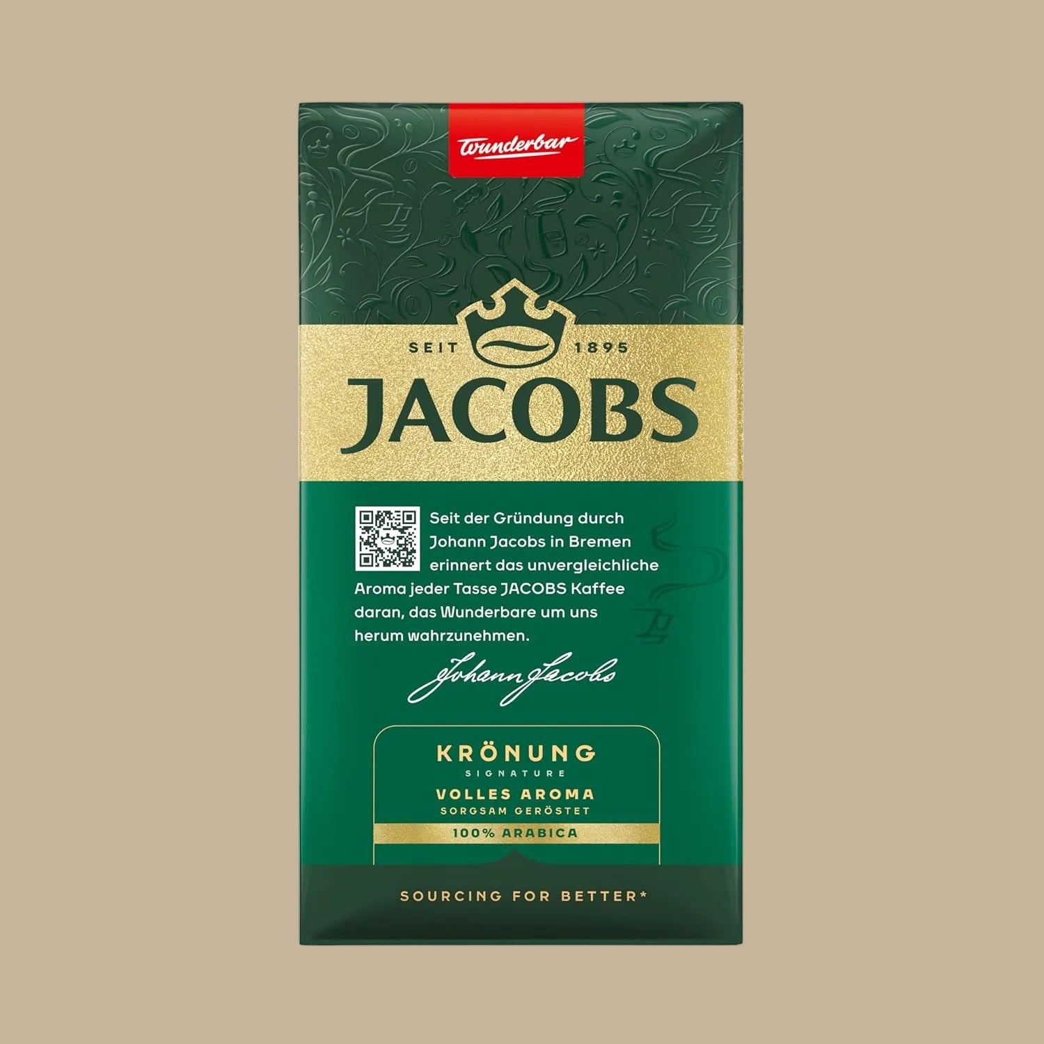 Jacobs Filterkaffee Krönung Classic, 100 % Arabica, 500 g