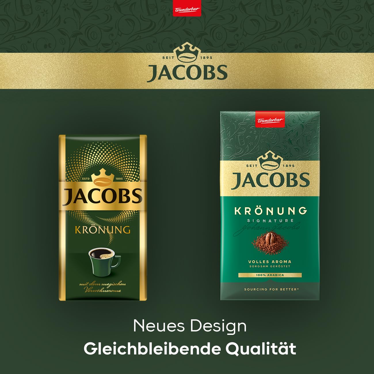 Jacobs Filterkaffee Krönung Classic, 100 % Arabica, 500 g