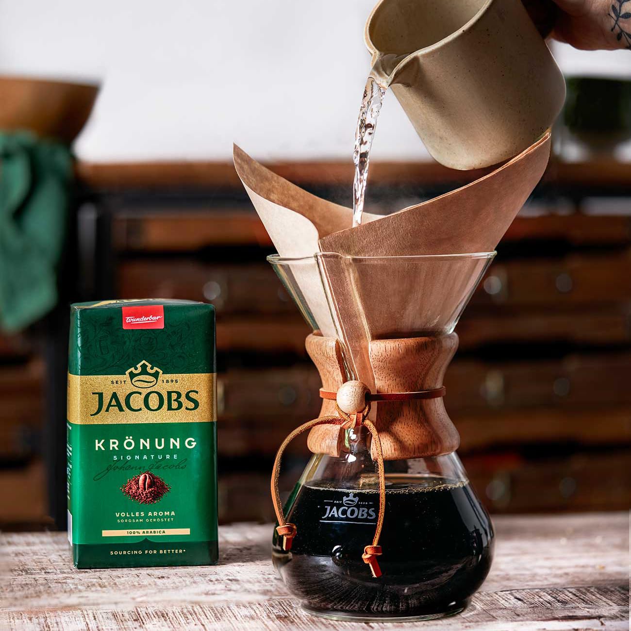 Jacobs Filterkaffee Krönung Classic, 100 % Arabica, 500 g