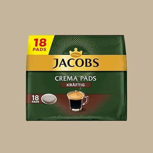 Jacobs kompatible Kaffeepads Crema Classic, UTZ-zertifiziert, für Senseo-Pad-Maschinen