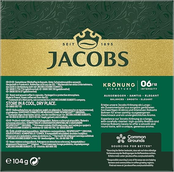 Jacobs Balance Kaffeekapseln Nespresso